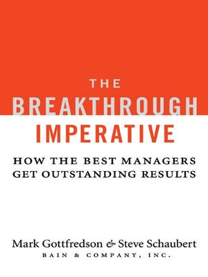 The Breakthrough Imperative - ebook